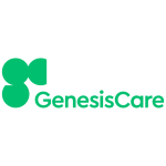 GenesisCare in green text with three dots